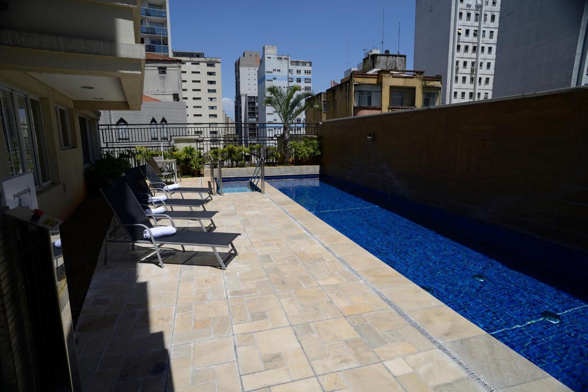 Silver One - Apto Novo, Moderno, Poucos Passos Do Metro Luz Apartamento